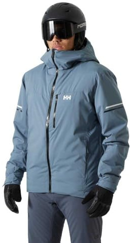 Helly Hansen Men's Swift Team Insulated Ski Jacket, Washed Navy, XL