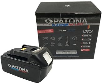 Battery with USB-C In- and Output Compatible with Makita BL1850B and BL1860B | 5500mAh | LED Capacity Display
