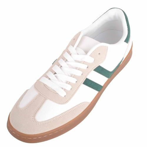 Mens Easy Slip On Lace Up Casual Smart Trainers Sneakers