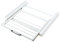 Cozyel Stacking Kit with Sliding Shelf for Washing Machines and Dryers, Washing Machine Stacking Kits, 61x55cm, Shelf Stacker Stacking Kit for Washer Machine Dryer w/Pull-Out Plate, 6m Ratchet Ropes