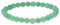 Lebensquelle Plus Kugelarmband | Perlen Armband 6 mm | Hochwertiges Edelsteinarmband | Natur Stein Edelsteinarmband dehnbar (Chrysopras)