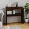 HOMTAKIE Table Console Chêne Marron 80x30x80 cm Bois d'ingénierie