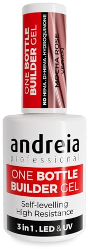 Andreia Professional Gel Builder Construction Triphasic 3 en 1 LED et UV (Mocha Rose)