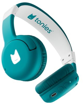tonies® Bluetooth-Kopfhörer für Kinder, Meeresgrün | Kabellos, Over-Ear, Für Toniebox 2, Lautstärkebegrenzt, Bis zu 40h Akkulaufzeit