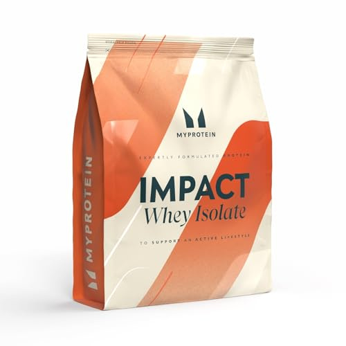 Myprotein Impact Whey Isolat Proteinpulver - Schokolade Brownie - 90 Portionen – bis zu 25g Eiweiß pro Portion, wenig Fett & Zucker, 90% Protein, Informed Choice zertifiziert, Vegetarisch.