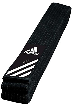 Adidas Gürtel Elite schwarz Judo Karate Kampfsport, 300 cm