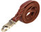 Weiches Leder Hundeleine Hundetraining Taille Gürtel Walking Collar Leine Geflochtene Haustierkette Hunde führt Seil Farbe für Walking Laufen Wandern Jogging(2.5 * 120CM)