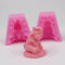 Molde de silicona para modelado de elefante en 3D, hecho a mano, chocolate, pasta de goma, fondant, jabón, herramienta para hornear, molde de decoración de pasteles, molde para hornear, moldes de