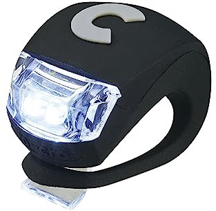 Micro - Lumière Trottinette Deluxe - Accessoire de Trottinette - Étanche - Noir
