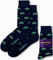 Green Invader Socks For Him | Space Fun Socks Alien Gift for Her | Gaming Socks Happy Gift Socks Quirky Novelty Present for Dad | Socks for Mum (Green Invader)