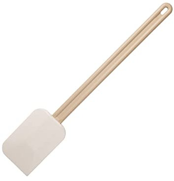 Fackelmann 35970, Maryse géante, spatule à pâtisserie, Longueur Totale 52 cm, Manche résine, Marron Clair