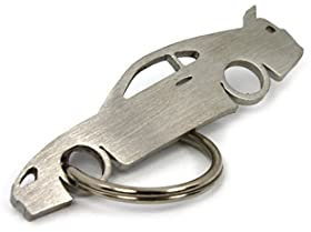 Streetculture Schlüsselanhänger CarShape aus Edelstahl - Performance Tuning Keychain JDM Supra MK4 4 Car Shape Motorsport Racecar Japan
