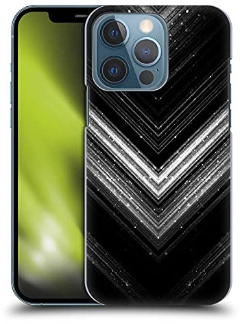 Head Case Designs Officially Licensed PLdesign Silver Sparkly Metallic Hard Back Case Compatible With Apple iPhone 13 Pro