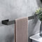 CCKOLE Porte-Serviettes de Salle de Bain en Acier Inoxydable 304 Noir - Support Mural pour Serviettes de Bain - 35 cm - pour Salle de Bain (Noir Mat)