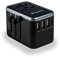 Verbatim Universal Reiseadapter UTA‑04, Steckdosenadapter mit 3 USB‑A und 2 USB-C Anschlüssen, Reisestecker für Laptop, Handy, Kamera und Co, weltweit einsetzbar, 100 - 250 V