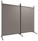 vidaXL Paravent 2-TLG. Raumtrenner Raumteiler Trennwand Umkleide Sichtschutz Spanische Wand Wohnzimmer Schlafzimmer Anthrazit 175x180cm Stoff