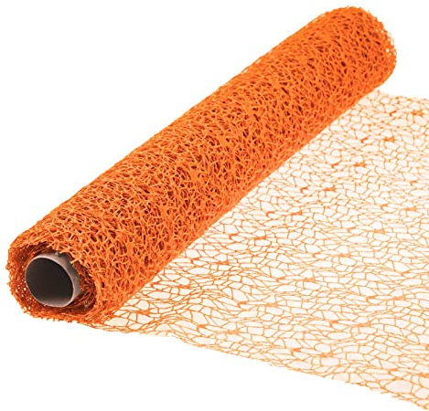 Tischband in Netzoptik 4,5x0,5m Tischläufer Dekorationsband Floristikband Farbwahl