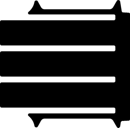 Kovvar Duogrip Gummimatten passend für Volkswagen Transporter T5 Multivan 2003-2015 Passend zur Ausführung: Mittlerer Matte | 4 Schienen | Doppelschiebetür