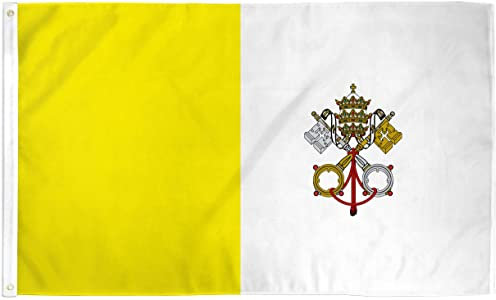 Drapeau de la Cité du Vatican - 9,1 x 1,5 m (sans mât) - Drapeau international