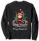 Yak Christmas Truck Plaid Lustiger Weihnachtsbaum Sweatshirt