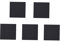 PartyKindom 5 Stück Antivibrations-isolationsmatten – Pads Mit 150 X 150 X 5 Mm Größe – Schallmatte Für Schaltschränke