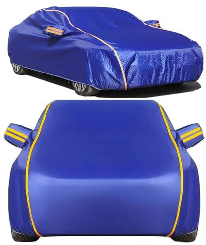 Staubdichte Autoabdeckung Für FIAT Panda Panda Cross| Wasserdicht Atmungsaktiv Autoplane Draussen Wetterfest Autoabdeckung