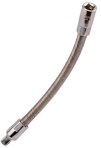 MIVOS Flexible Verlängerung - Steckschlüsselverlängerung - Steckschlüssel - 150 mm lang - 1/4 Zoll - 4-kant Antrieb - biegsame Verlängerung - Ideal für Montagearbeiten