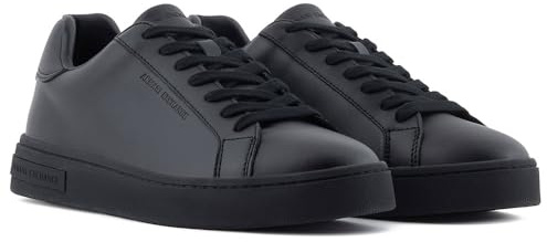 Armani Exchange Male London, Lace up Sneaker, Black, 39 | Freizeitschuhe