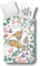 MTOnlinehandel Bettwäsche 135x200, Bambi REH & Klopfer Kinderbettwäsche für Mädchen und Jungen, 100% Baumwolle, 1x Kissenbezug 80x80 + Bettbezug 135x200