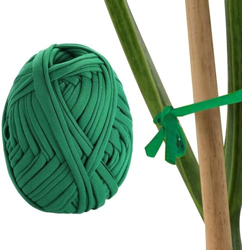 Green Garden Twine, Soft and Elastic Wine Plant Stockings, Wine Strings, Cut to Size Eco-Friendly to Support Plant Bonds