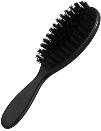 AUTSUPPL Herren Bartbürste Schwarz Klein Öl-kopf Friseur Stylingkamm Flexibel Vielseitig Für Bartpflege Und Haarschneiden Barbershop Zubehör