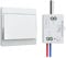 Thinkbee Wireless Light Switch Kit - Kinetic Switch Self-powered No Battery No Wiring On/Off Radio Wall Switch Remote Control Your Fixtures up to 200m, AC 90~250V, Max 10A, Great for Garden Garage