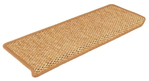 vidaXL Stufenmatten Selbstklebend Sisal-Optik 30 STK. 65x21x4cm Sisal