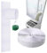 Zwxqe Sliding Door Seal Kit, Adjustable Ac And Dryer Vent Cover, Weatherproof Drawstring Design, Easy Installation For 5.9-Inch Air Conditioner Exhaust Hose