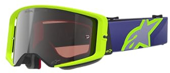 Alpinestars Supertech Vision Corp Motocross Brillen, lila/gelb
