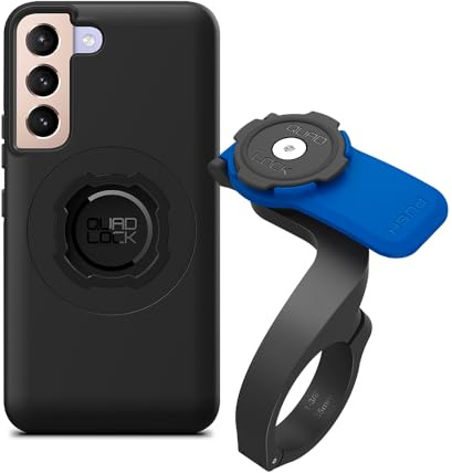 Quad Lock Support Téléphone Vélo Guidon Avant (V3) avec Coque MAG pour Galaxy S22