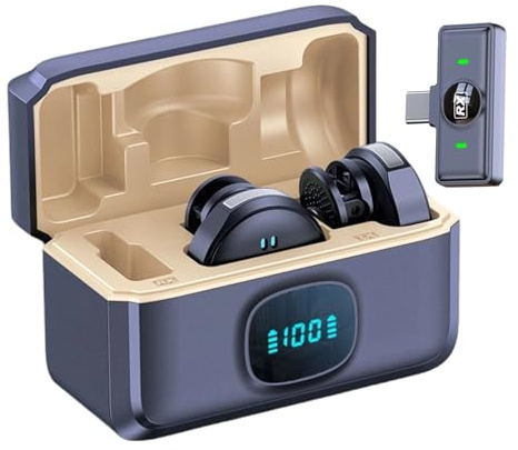 Mini Microphone Lapel Noise Cancelling Speaker