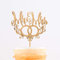 KLEINLAUT 3D-Schriftzug Cake Topper Mr. & Mrs. mit Ringen in Größe: 25 x 29,5 cm - Dekobuchstaben - 32 Farben zur Wahl - Neon Pink