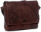 SID & VAIN Bolsa Mensajero portátil Grande Cuero I Bolso para Notebook 15 con Funda extraíble para el portátil I Bandolera para Laptop Spencer marrón Hecho a Mano
