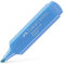 FABER-CASTELL 154668 - TEXTLINER 1546 fluoreszierender Marker, 5 mm, 2 mm und 1 mm. Pastellfarbe Ultramarinblau