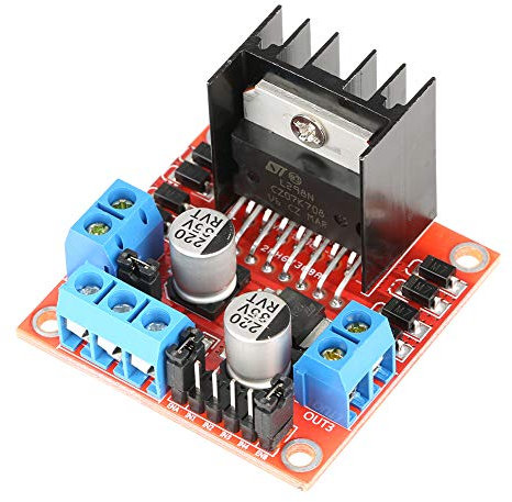 1 Unidad Controlador de Motor L298N módulo H Puente Placa de Controlador para Motor Paso a Paso Smart Car Robot Paso a Paso Smart Car Robot DC Stepper Motor Driver Controller Board