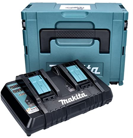Chargeur rapide pour 2 batteries Li-Ion 14,4 à 18 V - MAKITA DC18RD