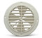 Thetford 94275 Griglia da soffitto, W/Damper, Bianco