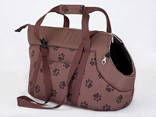 PillowPrim Hundetasche Tragetasche für kleinen und mittleren Hund, Welpen, Katze für Spaziergang - Größe S