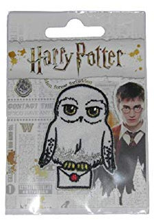 Aufnäher zum Aufbügeln, Motiv: Harry Potter Eule Hedwige