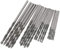 Buwei 20 pièces 1mm 1.5mm 2mm 2.5mm forets hélicoïdaux revêtus de Diamant Ensemble pour Pierre de tuile en métal Souple en Verre