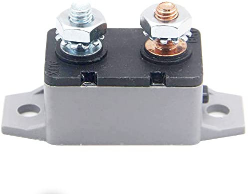 Tiardey 12-24V ATV Disjoncteur réarmable manuel Porte-fusible, avec goujon de couvercle pour modification de camion Moteurs de voiture de bateau marin Automobile - 30A