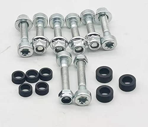 Kerlista,1 Set of Hedge Trimmer Blade Slider,Bolt and Nut fits for sthil HS81 HS81R HS81RC HS81T hs82T HS82R hedgecutters 4237 710 6051