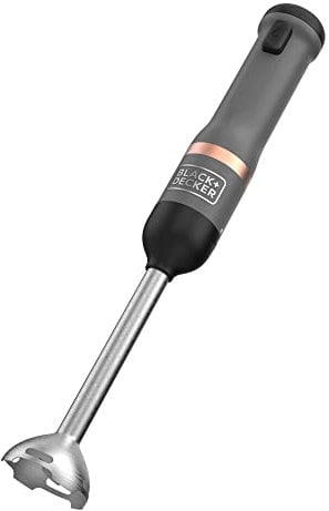 BLACK+DECKER Robot de Cuisine Multifonction KitchenWand Mixeur Plongeant à Main Compact et Ergonomique BCKM1011KGF-QW