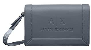 Armani Exchange Women's Layla, Logo Strap Crossbody, Racing-Racing